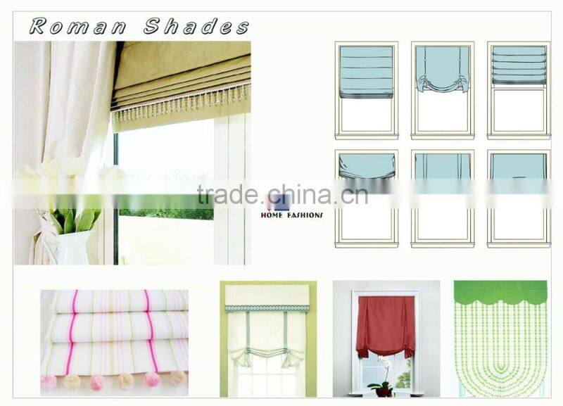Wholesale home decor Window Curtain fabric bathroom window curtains