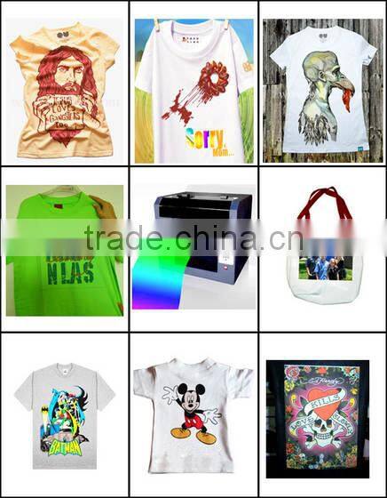 t-shirt printer/A3 size/ 5760*1440dpi/print both black and white t-shirt