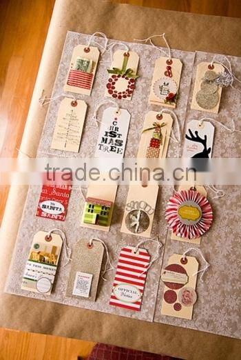 promotional Christmas hang tag/sticker for decorating