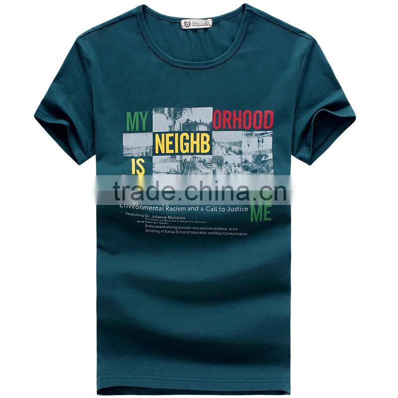 men's printed cheap t shirt in china