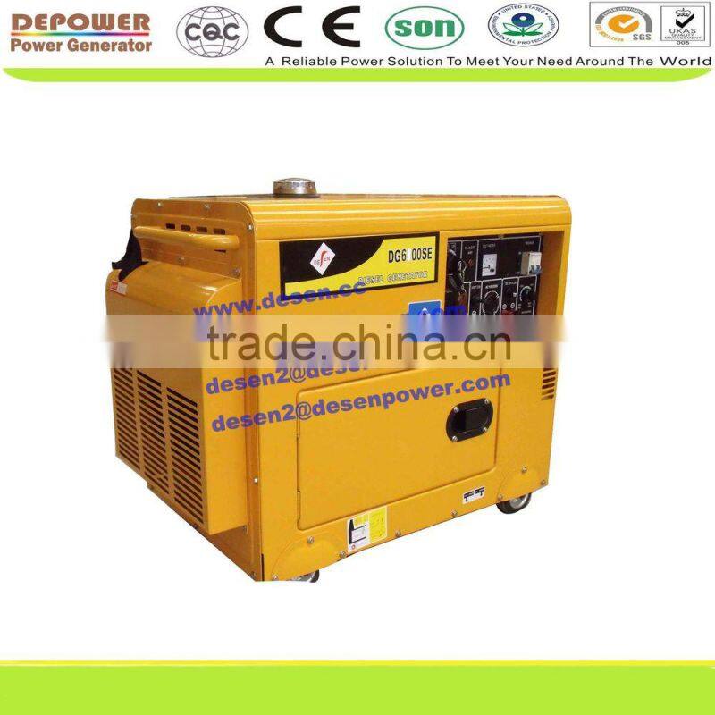 5kw,6kw Air cooled small silent diesel generator