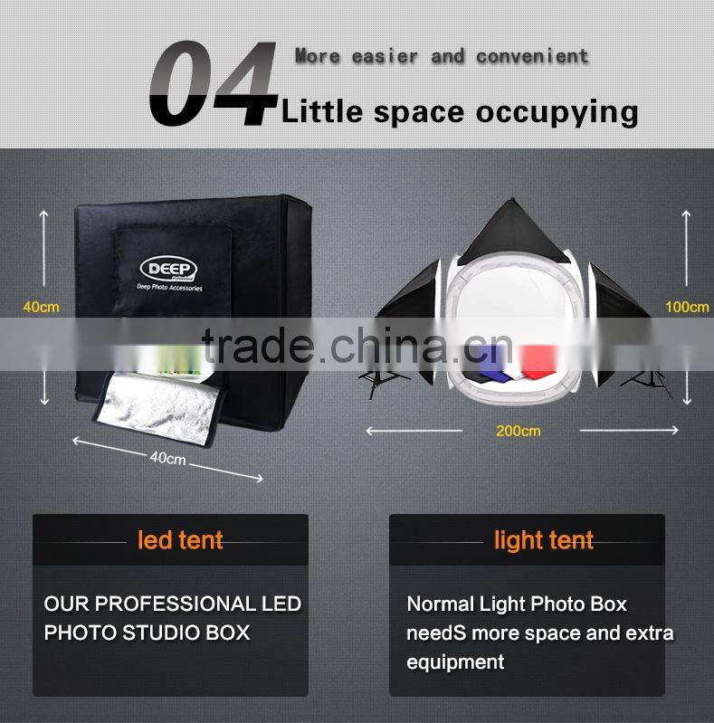 40cm*40cm LED video light box Studio Video Lighting boxfor Photography with dimmer switch