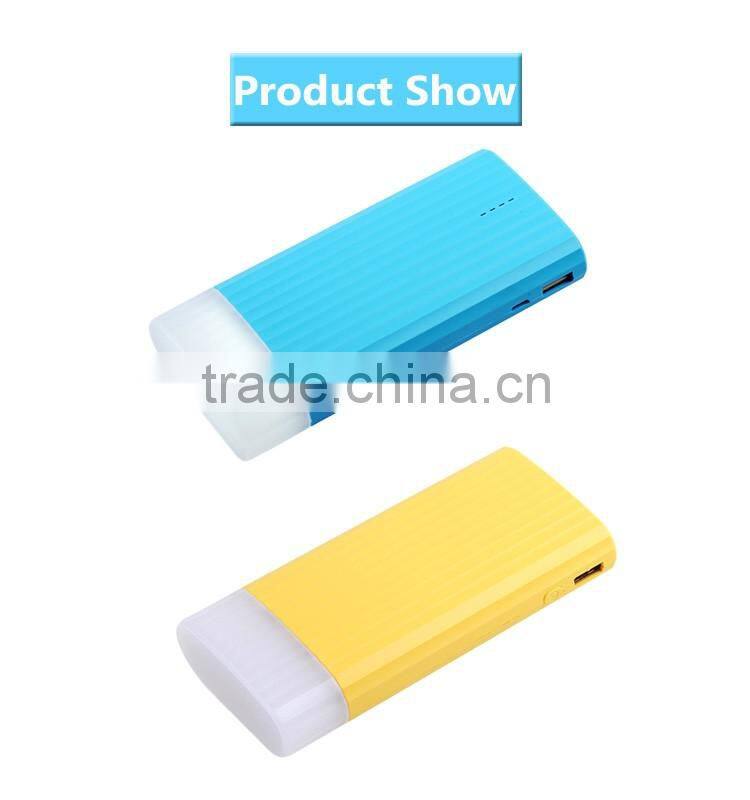 2016 Good Quality Big Capacity 10000mah LED Torch Power Bank