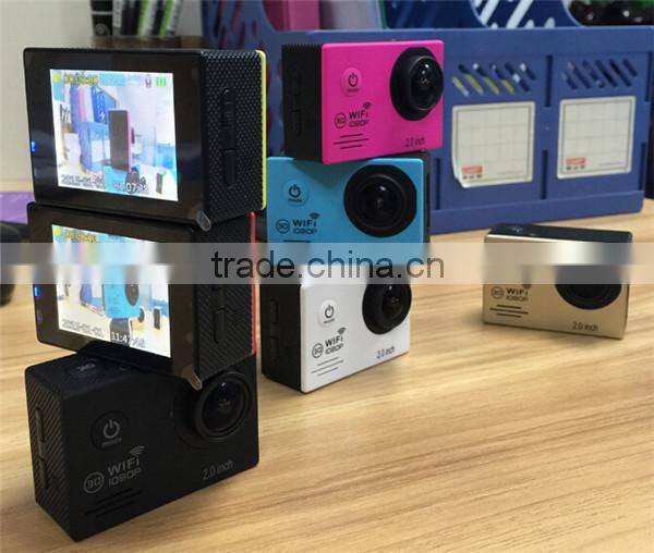 2015 New Arrival 2.0 Inch Full Hd 1080P Waterproof 30M Extreme Wifi Sports Sj7000 Action Camera