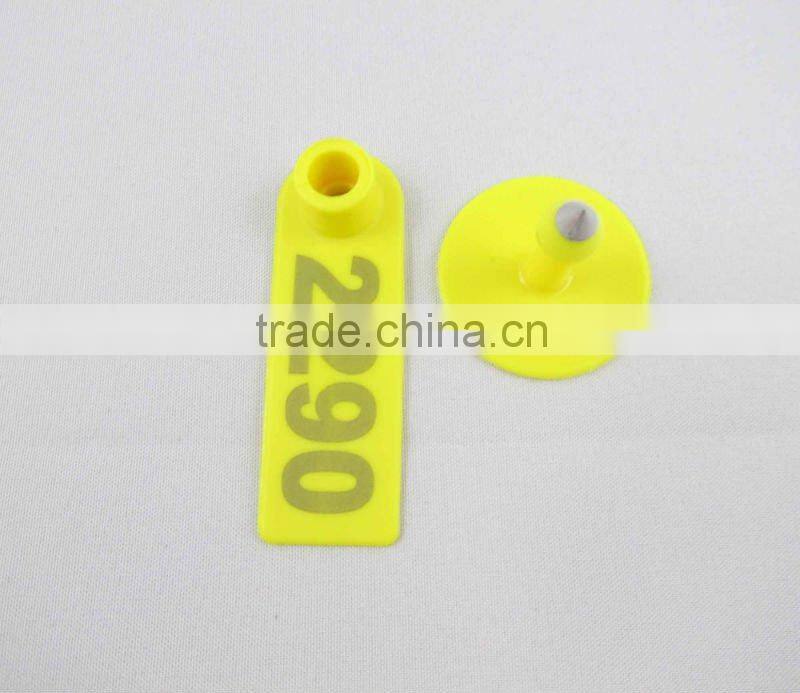 Added length sheep ear tag ,laser ear tag