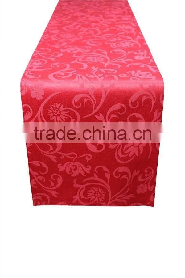 Wholesale 100% Polyester Party Decorative Christmas Table Runner