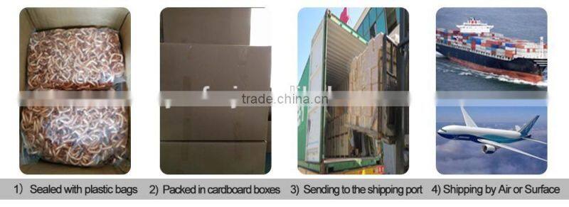 Heat copper fittings tube for garment steamer parts