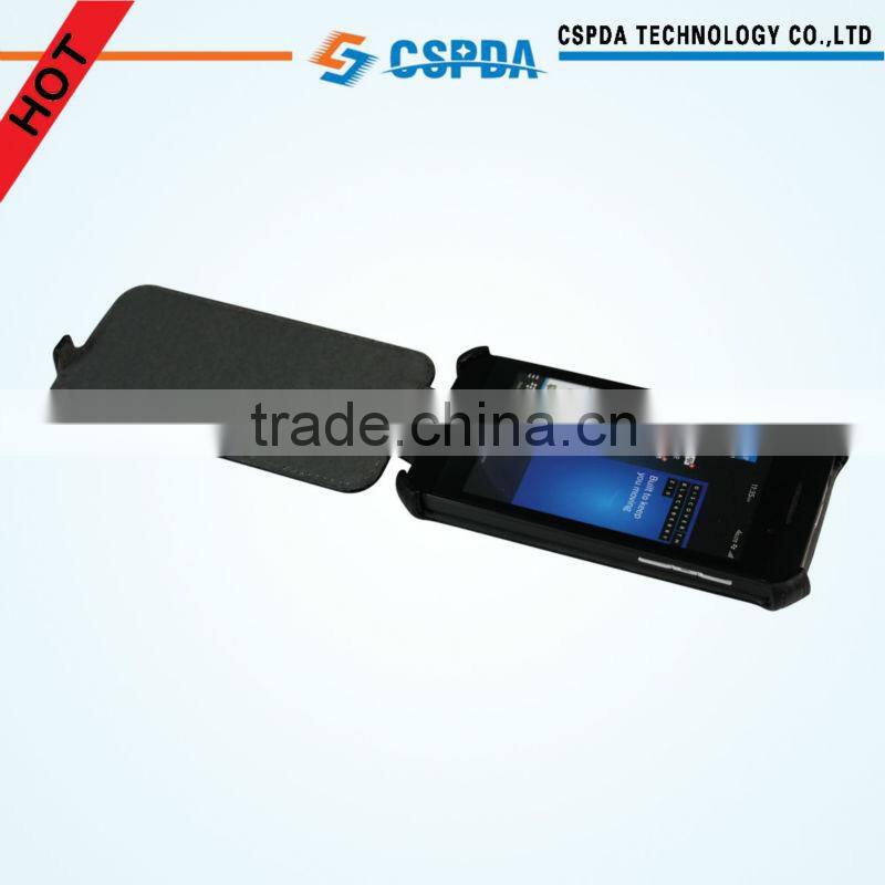 Black Flip Leather Mobile Phone Case Cover For Blackberry Z10