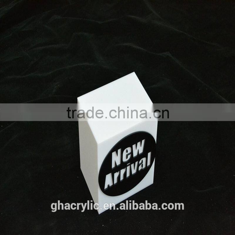 High rigidity high quality Hot sell custom LOGO design made clear acrylic box