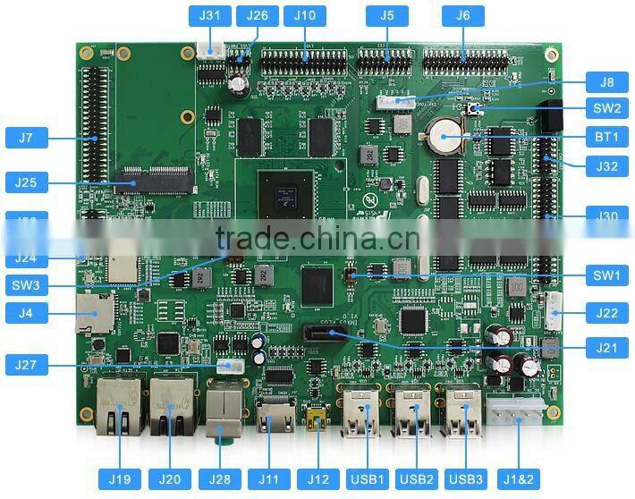 New products integrated circuit electronic dual ethernet board cortex-A9 arm system module