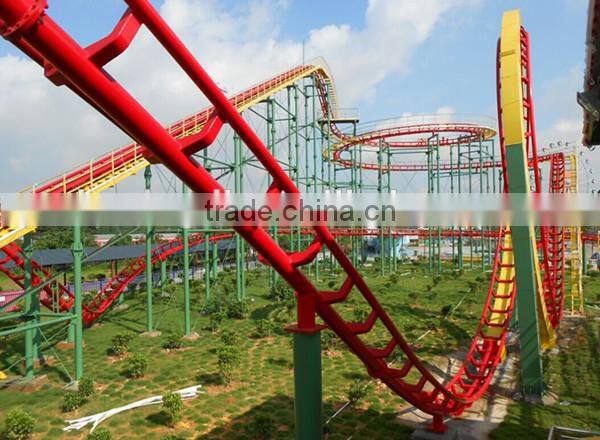 Playground Equipment Amusement Sliding Dragon/Mini Roller Coaster