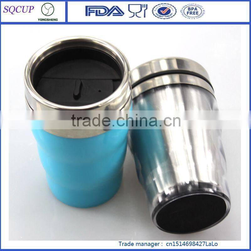 Wholesale Stainless Steel Insulated Double Wall Travel Coffee Mug Cup with custom design