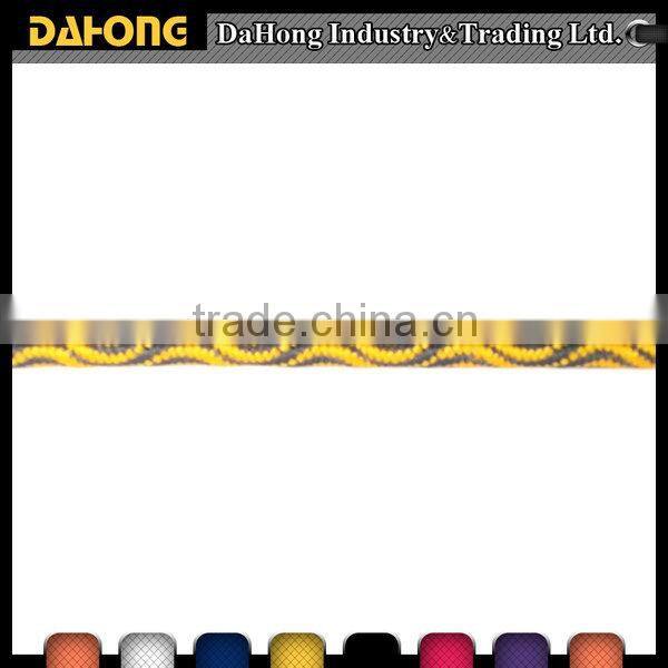 New design colorful jacquard decorative braided round braided cord