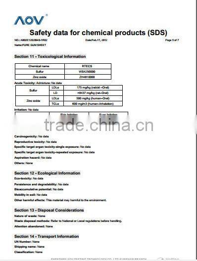 natural latex para rubber sheets brown color