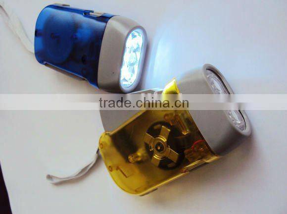 No Battery Hand Pressing Flashlight