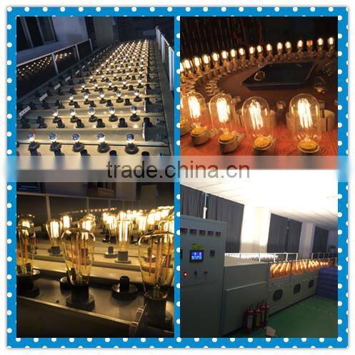 G125 led Filament bulb globe light half silvery chrome/mirror reflector 4watt 6w 8w e26/e27 b22 120v 230v