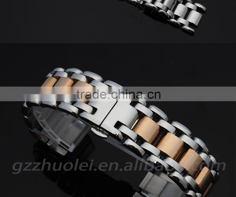 16|20mm high quality imported stainless steel watch bracelet for men's and women's Wholesale 3PCS