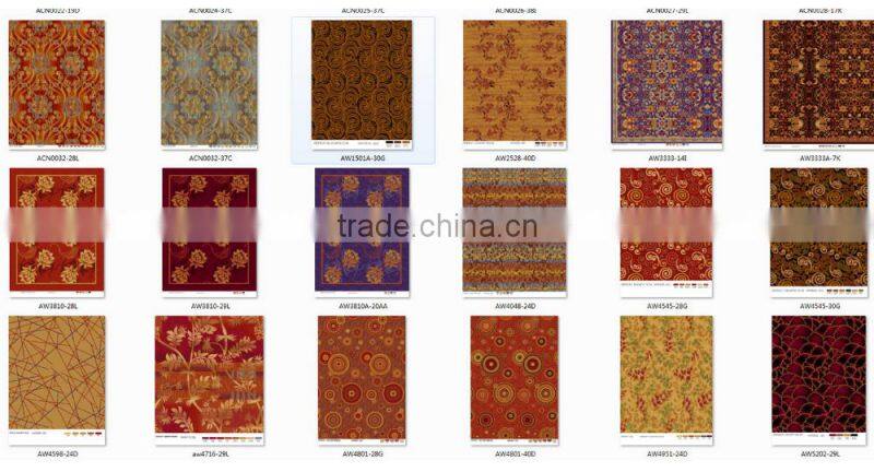 2015 new design All kinds of High Quality Woven Axminster Carpet for hotels
