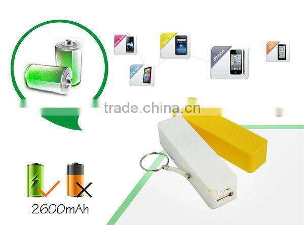 2600mAh POWER BANK Perfume Charger USB Portable External Battery Cell Phone