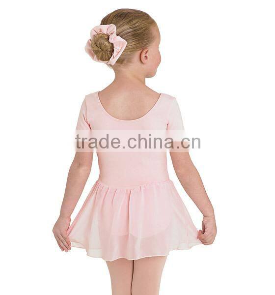 kids dance leotards with chiffon skirt SL044