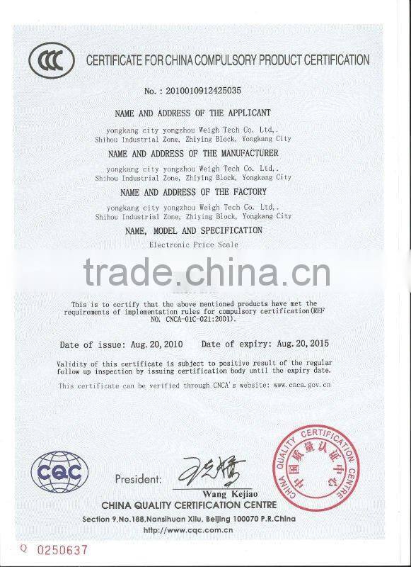 YONZO new model ACS digital scale with ABS material