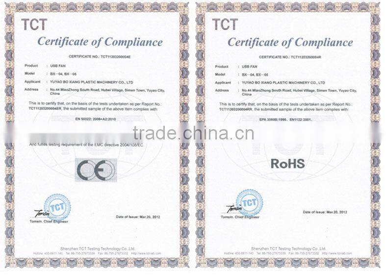 cooling room fan 5V colorful 4 inch usb office fan