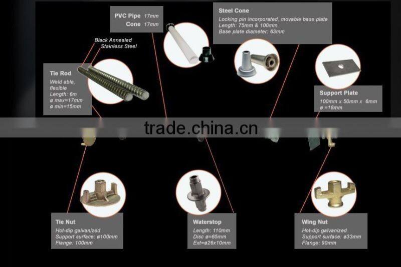 Formwork Tie Rod Steel Water Stopper 110mm