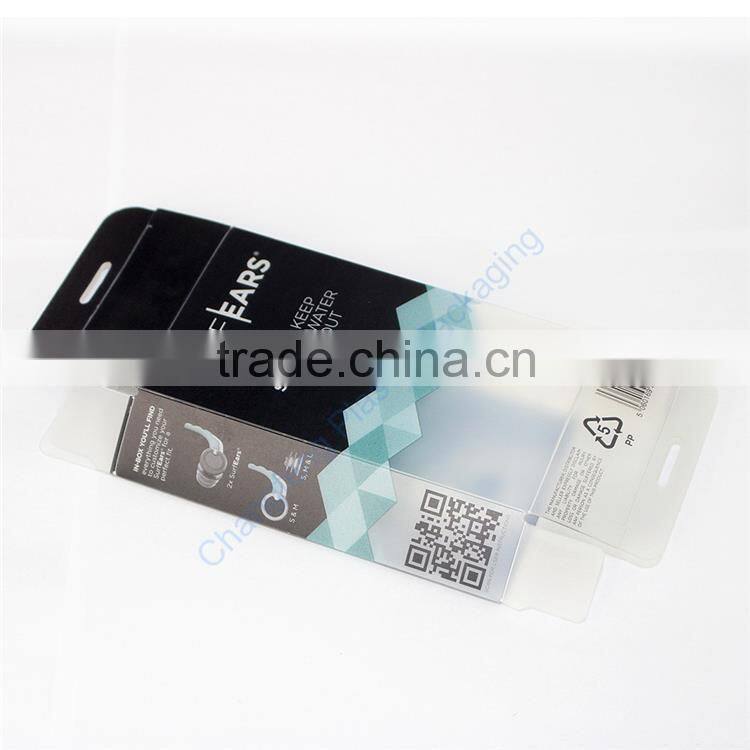 Customized Wholesale Rectangular Clear Plastic Box with Hanger