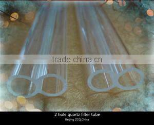 2 holes quartz laser flow tube