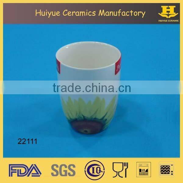 porcelain tea set with decal, high quality tea set