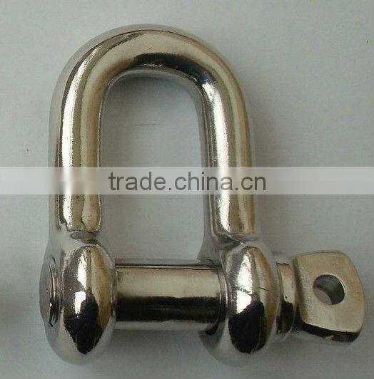 Stainless Steel Dee Shackle for Chain