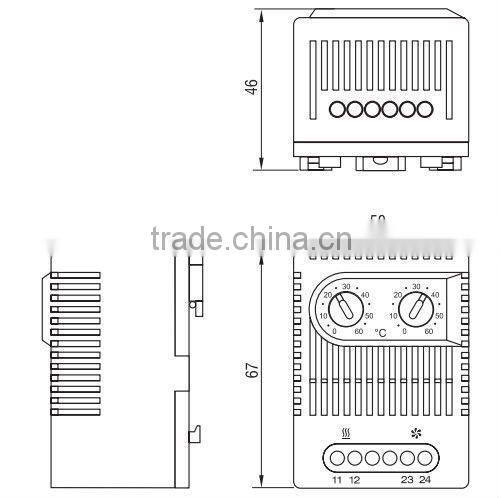 Hot sale thermostat guard Dual Thermostat ZR 011