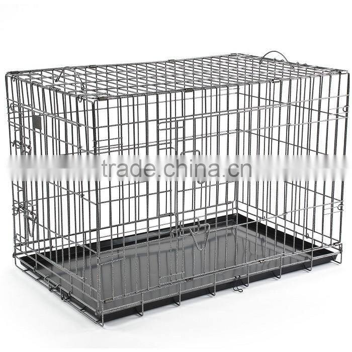 24 inch foldable iron wire dog cage