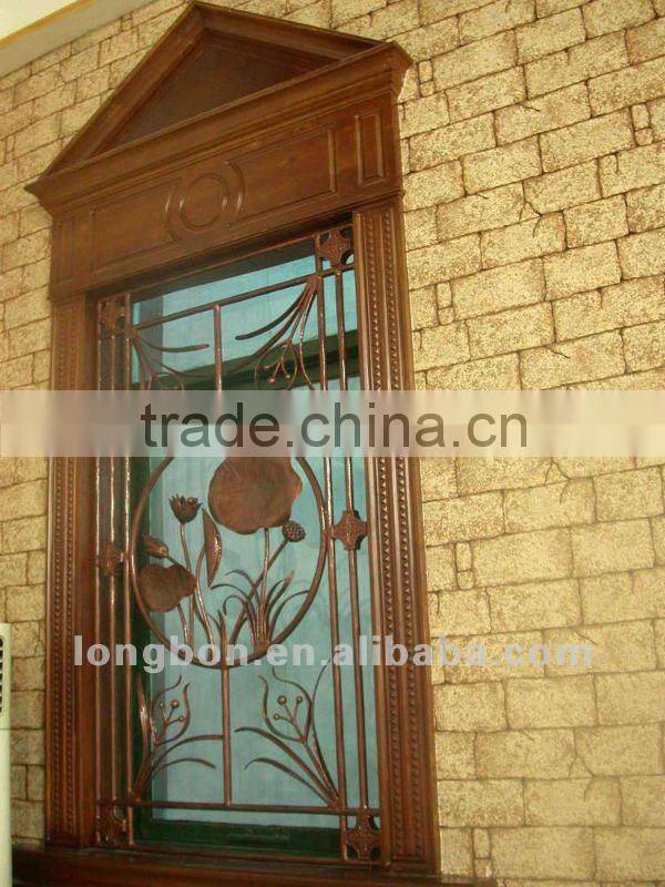 Top-selling decorative cast iron window grill