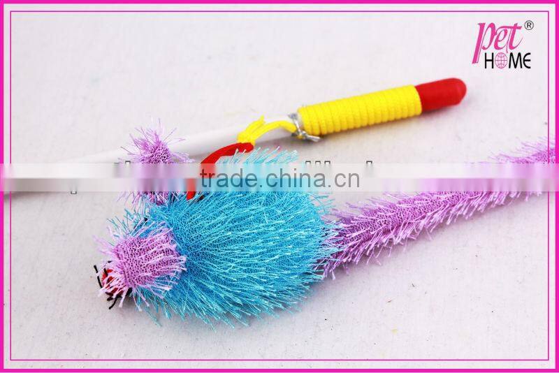 2013 mouse on pole pet play toy for cat