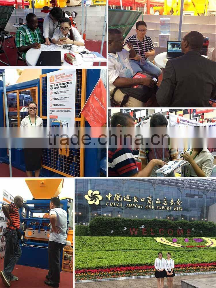 WANTE BRAND WT10-15 mobile concrete block machine price concrete block machine