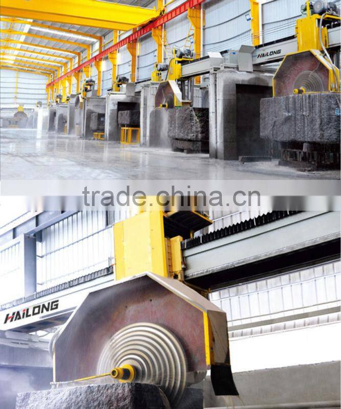 Bridge multi blade granite cutting machine marble tile cutting machine stone cutting machine