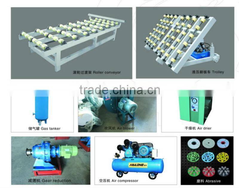 16 heads granite automatic line grinding machine 1200mm