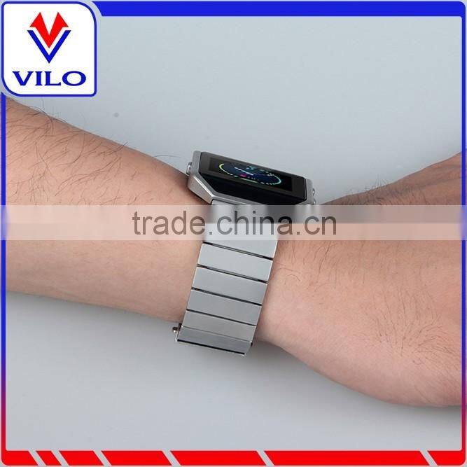 Original 1:1 316L stainless steel metal bracelet link band for Fitbit blaze