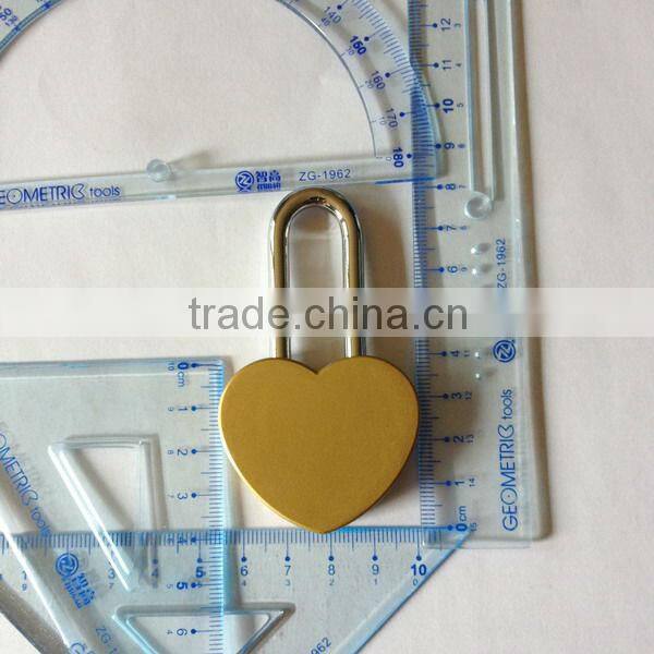 AJF 45mm heart love lock customize love Padlock