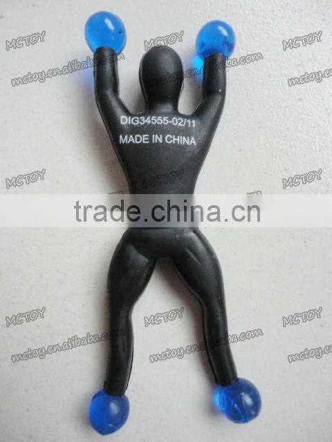 Hotsale sticky gummy spider-man toy wall climbing spiderman toys baby boy toy spiderman figure Chrismats Gifts 2pcs/blister card