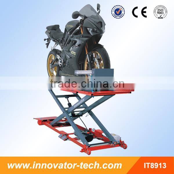 Electrical power hydraulic motorbike stands