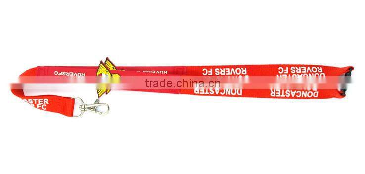 PP lanyard for PVC custom logo with release buckle wholesales PP lanyard