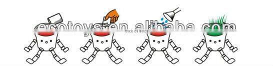 Robot grass doll,Grass hair doll