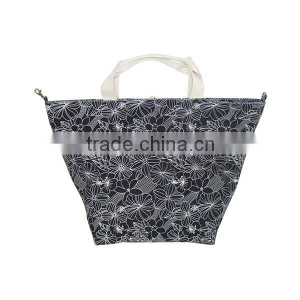 2016 new products lady fashion handbag woman designer bag canvas bag grocery