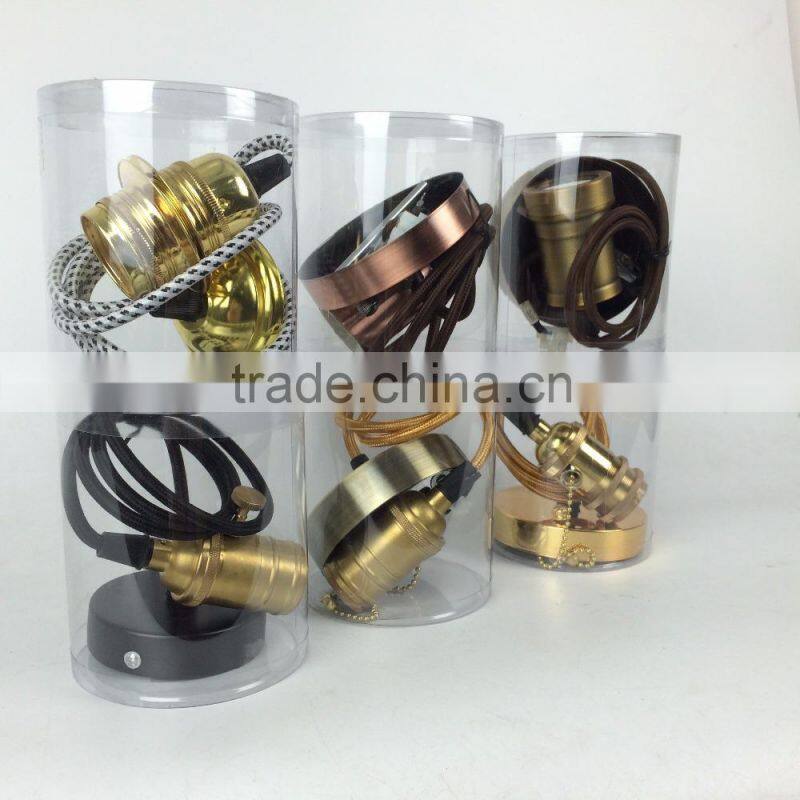 CE Aluminum Home Pendent Lamp E27 With Ceiling Rose and Socket