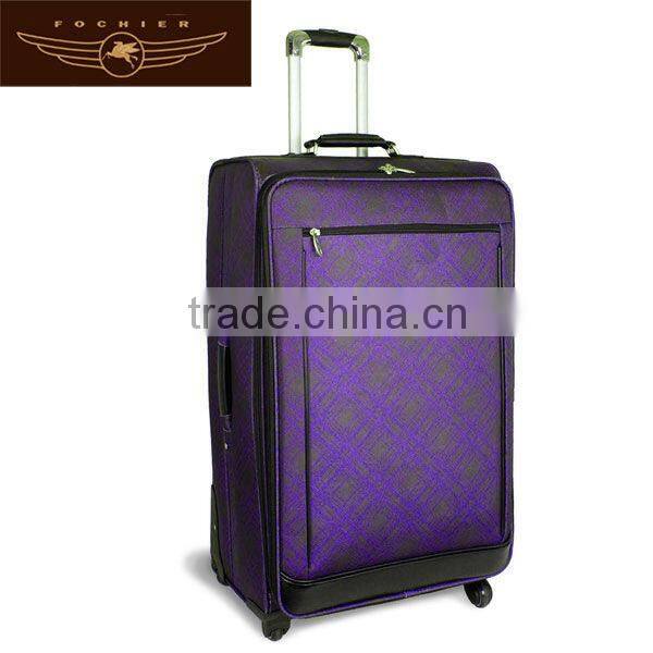 4 wheels trolley luggage expandable luggage suitcase wholesale alibaba