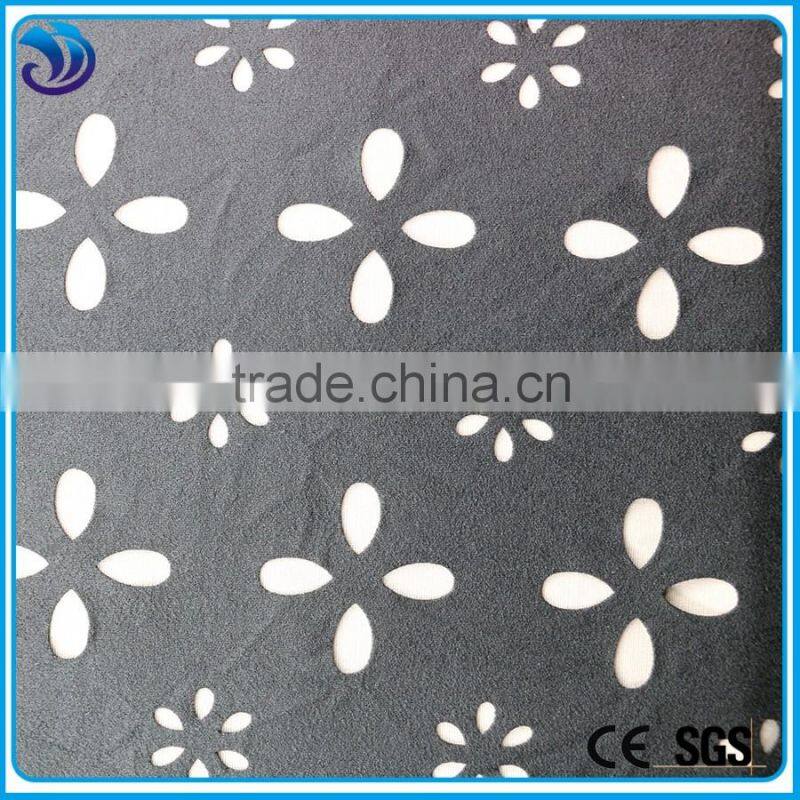 stretch suede fabric holes punch for clothing