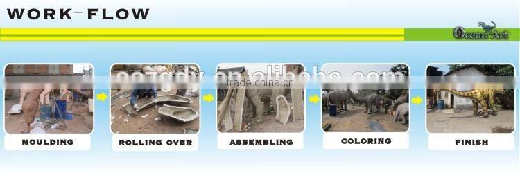 Amusement Park Fiberglass Life Size Character Sculpture