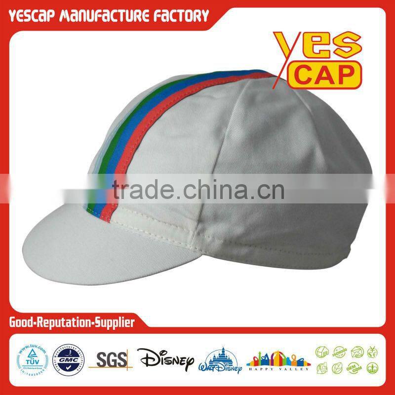 1 color printed logo cycling cap promotion cap